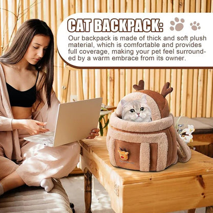 CozyReindeer Pet Travel Backpack