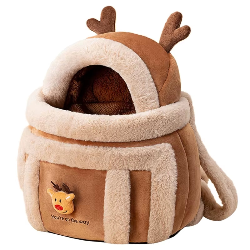 CozyReindeer Pet Travel Backpack